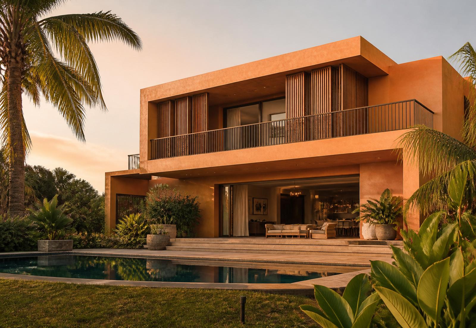 Villa moderne construite par Maison pour tous à Abidjan